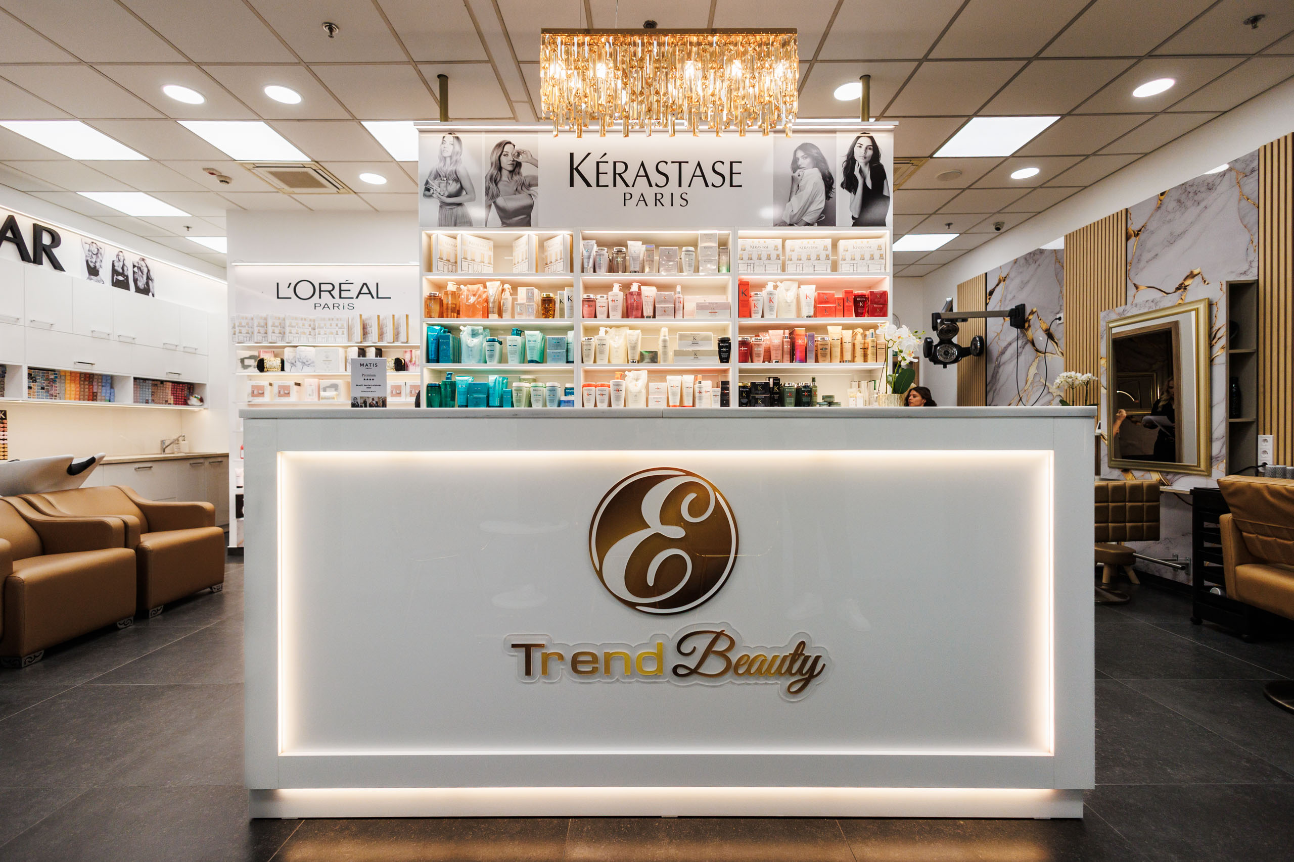 recepció, szépségszalon, szalon, kozmetika, fodrászat, colorbar